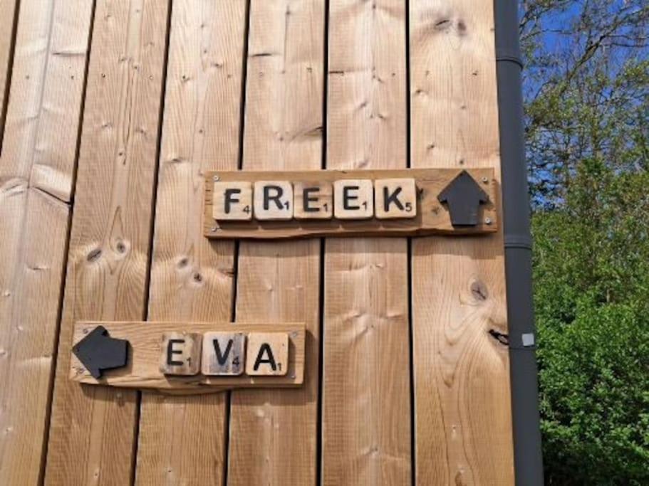 Strandhuisje Freek, 900 M Van Zee En Strand 칼란트소그 외부 사진